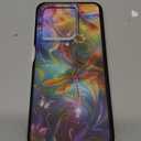 for Motorola Moto G 5G 2025 Phone Case with Screen Protector, Dragonfly Case for Moto G 5G 2025 Hard PC Polka Dot Rear Design Anti-Slip, Military-Grade Drop Protection Phone Cover