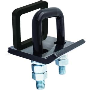 Trailer Hitch Anti Rattle Tightener for 1.25" and 2" | Carbon Steel, Anti Rattle Hitch Tightener 2 inch with Silencer Pad | Trailer Hitch Accessories Clamp & Stabilizer Rack | Safe Transporting (Black)