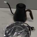 Gooseneck Electric Kettle with 1 Temperature Control for Pour Over Coffee & Tea, Quick Heating, BPA-Free Stainless Steel, Built-in Brew Timer, 1500W/0.9L (Forest Green)