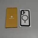 Miracase for iPhone 17 Case 6.3'', Full-Body Bumper Military Drop Protection Outdoor Phone case with Built-in Glass Screen &Camera Control,Easy Installation,No Gap,Compatible with MagSafe,Black