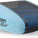 Airstreem Inflatable Pillow Inflatable Pool Pillow and Sunbathing Pillow That Circulates Air For Cool Comfort Portable, Lightweight, Inflates Easily Ideal for the Pool, Camping, Beach, Tub