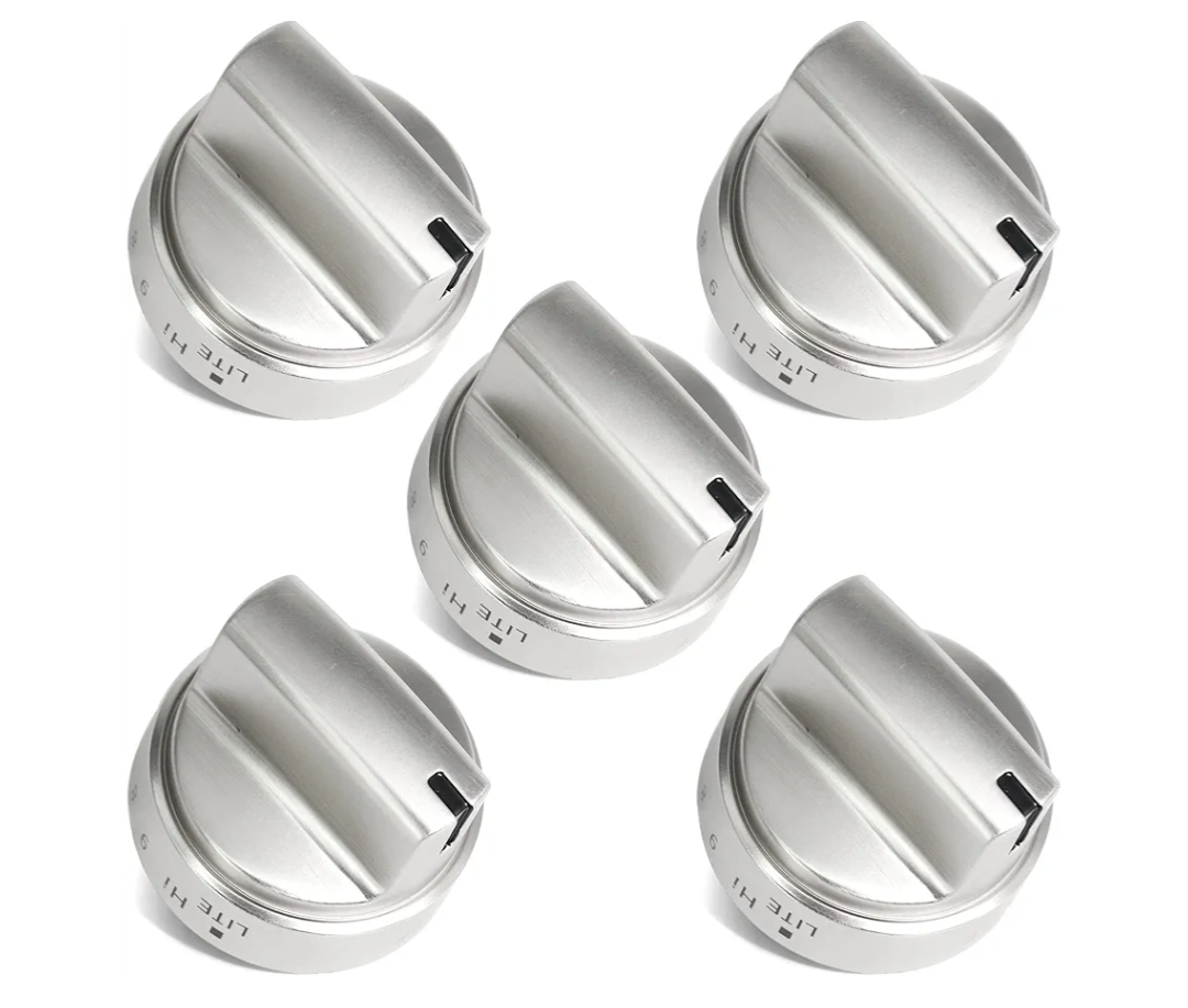 Upgraded Wb03x24818 Stove Knob Gas Oven Range Control Knob Assembly Compatible with GE Burner Accessories Replacements Part PS11729081 AP5989029（5PCS
