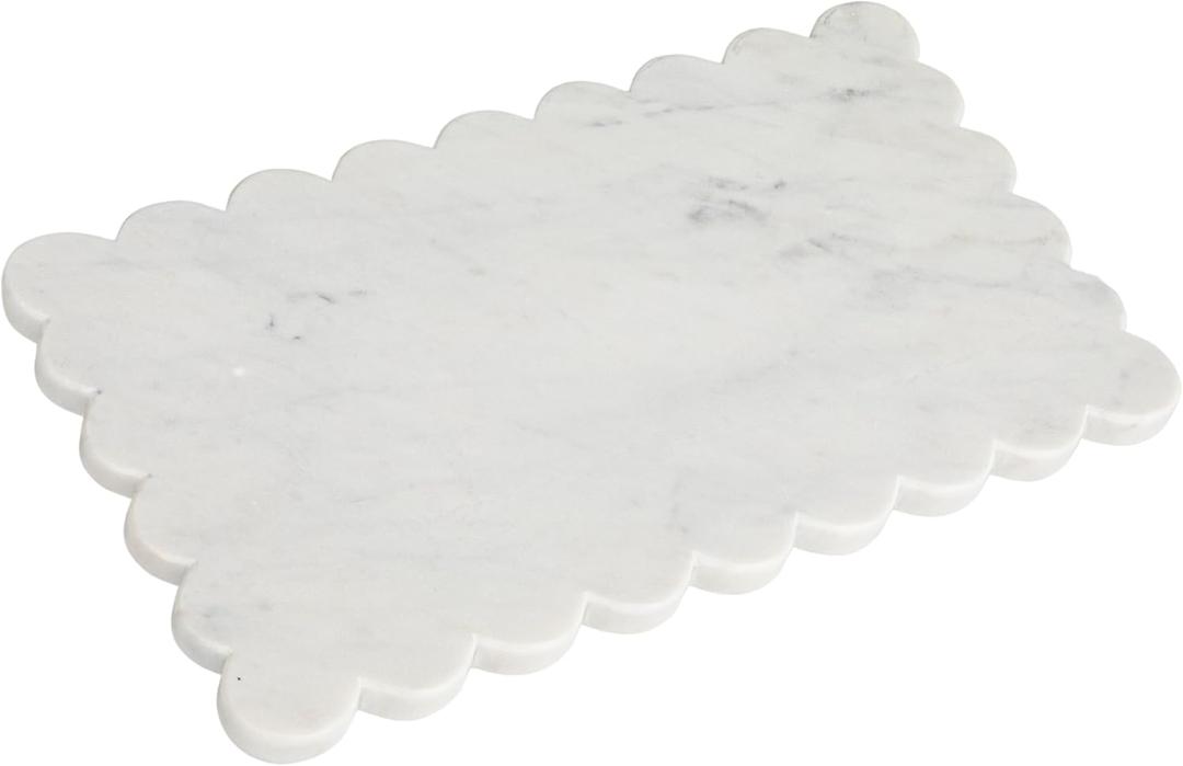 14"Lx8"W Marble Cheese Board