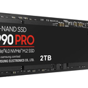 Samsung 990 PRO SSD 2TB NVMe M.2 PCIe Gen4, M.2 2280 Internal Solid State Hard Drive, Seq. Read Speeds Up to 7,450 MB/s for High End Computing, Gaming, and Heavy Duty Workstations, MZ-V9P2T0B/AM