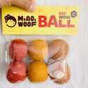 Wool Felt Cat Ball Toys 6-Pack Quiet, Soft, Durable, Handmade Wool Cat Toys for Indoor Cats & Kittens, Natural Eco-Friendly Silent Felt Balls for Chasing, Batting & Daily Exercise