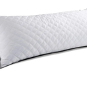 Oubonun Premium Adjustable Loft Quilted Body Pillows - Firm and Fluffy - Quality Plush - Down Alternative - Head Support Pillow - 34"x17", Pack of 2