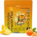 PowerVitamin Electrolytes Powder Packets - Tangerine Pineapple - Keto Electrolytes for Daily Energy - Hydration Powder with 1000mg Potassium, 120mg Magnesium, Zero Calories - 30 Hydration Packets