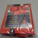 ZOBER Christmas Tree Storage Bag - With 2 Ornaments Accessories/Garland Bags - Fits 9 Ft Trees - 600D Oxford Fabric Christmas Tree Bag For Storage Box For Xmas - Strong, Durable Handles - Red