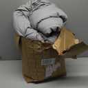 Bedsure Queen Comforter Set Grey - Bed in a Bag Queen Size Bedding 7 Pieces, GentleSoft Pintuck Bed Set Gift for Family, Pinch Pleat All Season Comforter with Sheets, Pillowcases & Shams