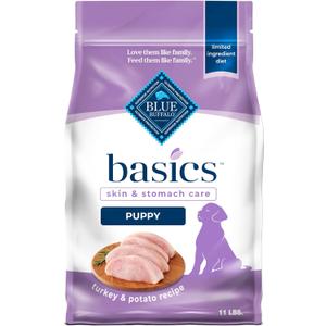Blue Buffalo Basics Dry Dog Food for Puppies, Skin & Stomach Care, Limited Ingredient Diet for Dogs, Turkey Recipe, 11-lb. Bag (11 Pound (Pack of 1)) 2026 Mar 04