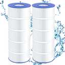 2 Pack PA120 Replacement Pool Filter Compatible with Hayward C1200, CX1200RE, Unicel C-8412, Filbur FC-1293, Clearwater II 125, Waterway Pro Clean PCCF-125, 817-0125N, 120 Sq. Ft Cartridge
