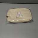 Mothers Day Gifts for Mom,Mom Gifts from Daughter,Gifts for Mom,Gifts for Wife Sister Her,Birthday Gift for Mom,Mother in Law Gift,Mama Gifts Idea,Crossbody Bags,Initial White M,Cream Bag