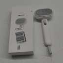 aumuca Cat Brush for Shedding, Cat Brushes for Indoor Cats, Cat Brush for Long or Short Haired Cats, Cat Hair Brush Cat Grooming Deshedding Brush for Dog Kitten Rabbit Massage Removes Loose Fur, White