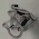 Multifunctional Figure 8 Padded Head Halter Walking Training Leather Stopper Rope Slip Lead Dog Leash Muzzle (Grey)