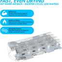 DVE54R7200V/A3 DVE54R7200W/A3 DV42H5600EG/A3 DVE52M7750W/A3 DV5451AEW/XAA DV5471AEP/XAA DV45H6300EW/A3 DVE45T6200W DV52J8700EP DV48J7700EW/A2 Dryer Heating Element for Samsung 3-Wire