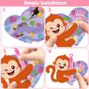 LEASEN Valentines Day Gifts for Kids, 28 Pack Mini Bubble Wands with Valentines Animal Themes Greeting Cards, Valentine's Day Classroom Exchange Gift Set, School Prizes Party Favor