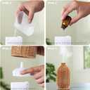 VICTORIA AROMA Essential Oil Diffuser - Multifunction Aromatherapy Diffuser 7 LED Color Changing Light 100ML Rattan Diffuser Easy to Clean Suitable for Home,Office (Tan)