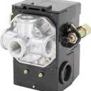 LF10-4H Pressure Switch, 4 Port Air Compressor Pressure Switch Replacement Control NPT1/4 95-125 PSI 20A