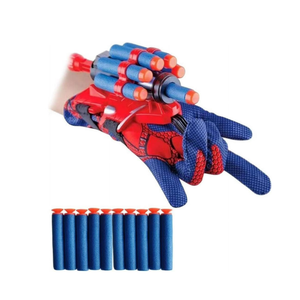 Xohny Spider Web Shooters with Gloves, Superheroes Wrist Launcher Toy, Funny Children Educational Toys, Party Cosplay Gift for Kids