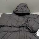 Reebok Mens Puffer Jacket - Heavyweight Quilted Mens Jacket with Hood - Weather Resistant Parka Winter Jackets for Men,L