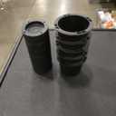 Round Bed Risers 3 inch Heavy Duty,Elevation in Heights 2 or 3 Inch Circle Furniture Risers for Chair Table and Desk Legs LiftingAdjustable Bed Lifts Risers(Pack of 6 Riser,Black)