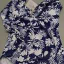 B2prity One Piece Swimsuit for Women Tummy Control V Neck Bathing Suit Ruched Slimming Swim Suit Push Up Swimwear M