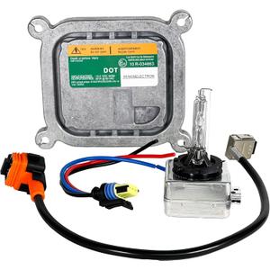 SOCAL-LED LIGHTING 10R034663 8A5Z13C170A Xenon HID Headlight Ballast Control Unit with D3S 6000K Bulb OEM Direct Replacement Compatible with Ford Mustang Lincoln MKS MKT MKX (OSL)
