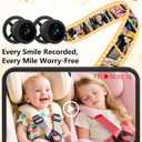 Dual Baby Car Camera HD 1080P: 3 Mins Easy Setup 7-Inch Recording Monitor Backseat Camera for 2 Kids with Clear Night Vision - USB Powered