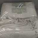 MIULEE Natural Pinch Pleated 100% Blackout Linen Curtains 96 Inch Length 2 Panels Set, Black Out Memory Trained Pleat Curtains Light Blocking Room Darkening Drapes for Bedroom Living Room Window