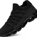 DYKHMILY Steel Toe Wide Sneakers for Women Lightweight Safety Shoes Breathable Slip on Work Shoe 7