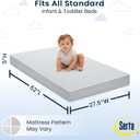 Serta Perfect Start Limited Dual Sided Baby Crib Mattress and Toddler Mattress, Breathable Fiber Core, GREENGUARD Gold Certified, Waterproof,  Made in USA