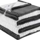 Heated Blanket Electric Blanket Twin Size, Fast Heating Blanket with 5 Heating Levels & 10 Hours Auto Off, Heated Throw Blanket with Overheat Protection for Bedding, 62"x84", Dark Gray (Twin-62x84, 1)