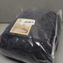 H.VERSAILTEX Real Velvet Plush 3 Piece Stretch Sofa Covers Couch Covers for 2 Cushion Couch Sofa Slipcovers Width Up to 90 Inch Feature Thick Soft Stay in Place (Large Sofa, Black)