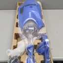 2025 Upgraded Handheld Pool Vacuum Cleaner for Above Ground & Inground Pools - Cordless Pool Cleaner w/18.5GPM Suction, Telescoping Pole(20-69in), 2 Brush Heads - Ideal for Spas & Hot Tubs (Ocean Blue)