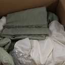 Geniospin King Comforter Set - 7 Pieces Textured Sage Green Bedding Sets, Shabby Chic Comforter Set, All Season Comfortable Bed in a Bag with Comforter, Sheets, Pillowcases & Shams