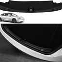 BASENOR 2026 2025 2024 Tesla Model 3 Highland Rear Bumper Guard Protector TPE Trunk Bumper Sill Cover [Proprietary Design] Model 3 Highland Interior Accessories