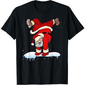 Dancing Hip Hop Santa Claus Xmas Christmas Party T-Shirt S