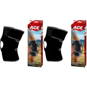 ACE Brand Adjustable Knee Brace with Side Stabilizers Provides Support & Compression to Arthritic and Painful Knee Joints