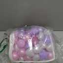 GOGOSO Ball Pits Balls for Toddlers Pack of 50 100 200 Plastics Shape Ball Non-Phthalate Non-BPA Non-Toxic 2.2-Inch Crush Proof Play Balls (Pearl Pink+Pearl Light Pink+ Purple;Star+Heart Balls)