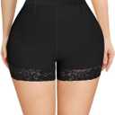 SHAPSHE Butt Lifting Shapewear Fajas Colombianas Seamless Shapewear for Women Faja Shorts Tummy Control Underwear (Medium, Black)