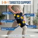 5 in 1 Hip Brace for Women Men Sciatica Pain Relief Devices - Adjustable Groin, Hip Flexor Compression Wrap for Comfortable Thigh, Hamstring & Sciatic Nerve Support, Improved Mobility & Recovery, S/M - RIGHT LEG