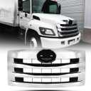 Front Chrome Grill Grille fit for 2011+ Hino 238 258 268 338 Semi Trucks