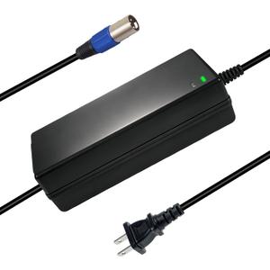 29.4V 2A Charger with XLR Plug for 24V 7S Lithium Battery Charger 24V Universal Battery Charger