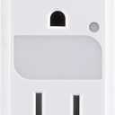 GE UltraPro Grounding Duplex Outlet with LED Guide Light, In Wall Receptacle, Tamper Resistant Outlets, Soft Glow Light, Sensor Light, 15A / 125VAC, UL Listed, White, Wallplate not included, 40967
