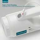 Cordless Vacuum Cleaner, Wireless Vacuum Cleaners for Home, Anti-Tangle Brush, Lightweight Vacuum for Pet Hair/Hardwood Floor/Carpet