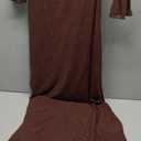 KUTUMAI Women Off Shoulder Bodycon Maxi Dress Long Sleeve Mesh Ruched Party Formal Wedding Guest Dresses (Small, Sequin Brown)