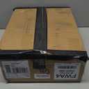 Rattan Nightstand with Charging Station,Farmhouse Bedside Table with 2 Storage Drawer and Open Wood Shelf, for Bedroom and Small Spaces,Night Stand with Solid Wood Legs (Walnut Brown-Outlet)