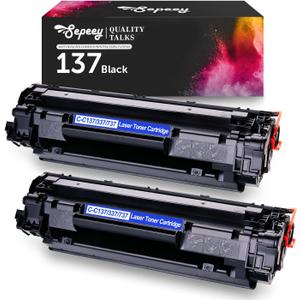 Compatible for Canon 137 Black Toner Cartridge, Use with Canon ImageClass MF232w, MF242dw, MF212w, MF216n, MF217w, MF244dw, MF247dw, MF249dw, MF227dw, MF229dw Laser Printers, 2 Pack