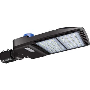 ledmo LED Parking Lot Light 200W, Commercial Outdoor Area Lighting with Dusk to Dawn Photocell, Super Bright 5000K 26000 LM Slipfitter Mount