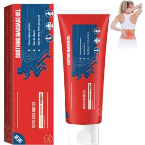 3 x Joint Gel - Soothing Massage Cream Natural Comfort Gel for Knee, Neck, Back & Muscle, Absorb Quickly, Portable and Non-Greasy Formula, 4.23oz
